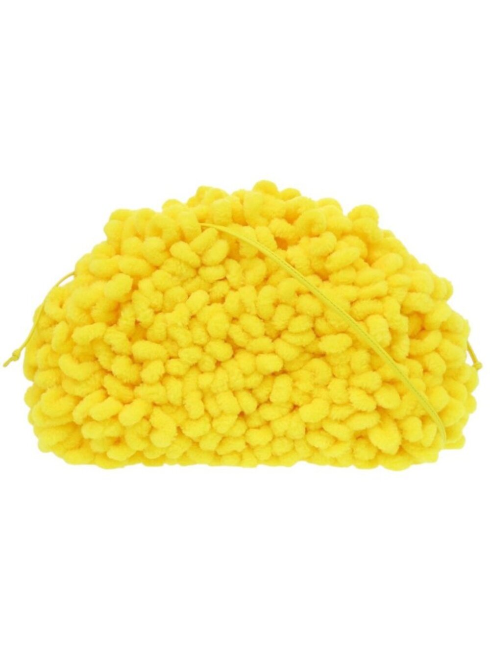 Bottega Veneta Wool Yellow Shoulder Bag